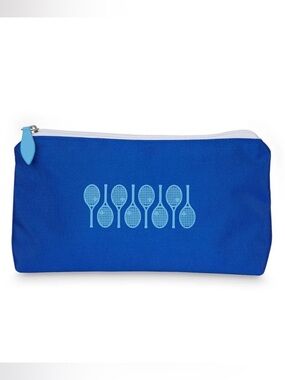 Ame & Lulu everyday blue nylon tennis pouch